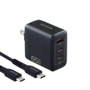 (CHU-0653-QCPDBK-CCU2-200) - ADATA - Cargador 65W Negro - 2