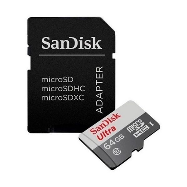 SANDISK Tarjeta Microsd Sandisk Ultra Uhs-I 64Gb Clase 10