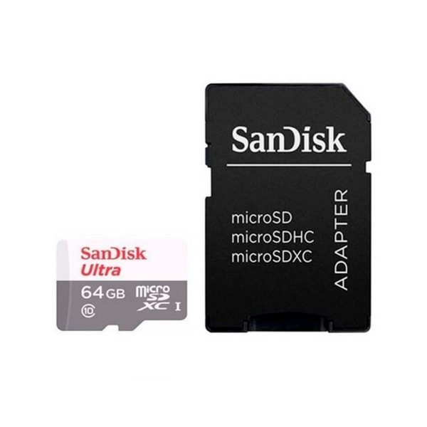 SANDISK Tarjeta Microsd Sandisk Ultra Uhs-I 64Gb Clase 10