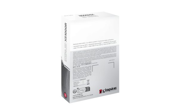 Kingston 2TB XS1000 Red External USB 3.2 Gen 2 Po SXS1000R/2000G