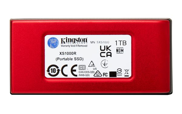 Kingston 1TB XS1000 Red External USB 3.2 Gen 2 Po SXS1000R/1000G